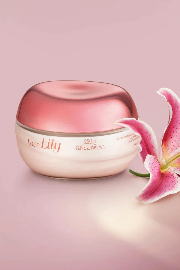 Creme Hidratante Acetinado Love Lily, 250g