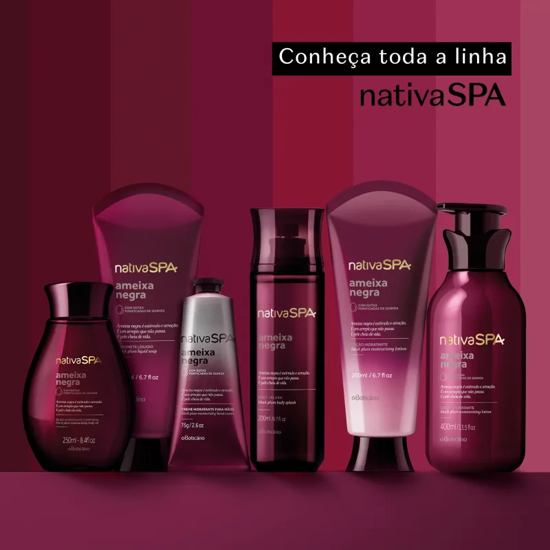 Sabonete Liquido Nativa Spa Ameixa Negra, 200g