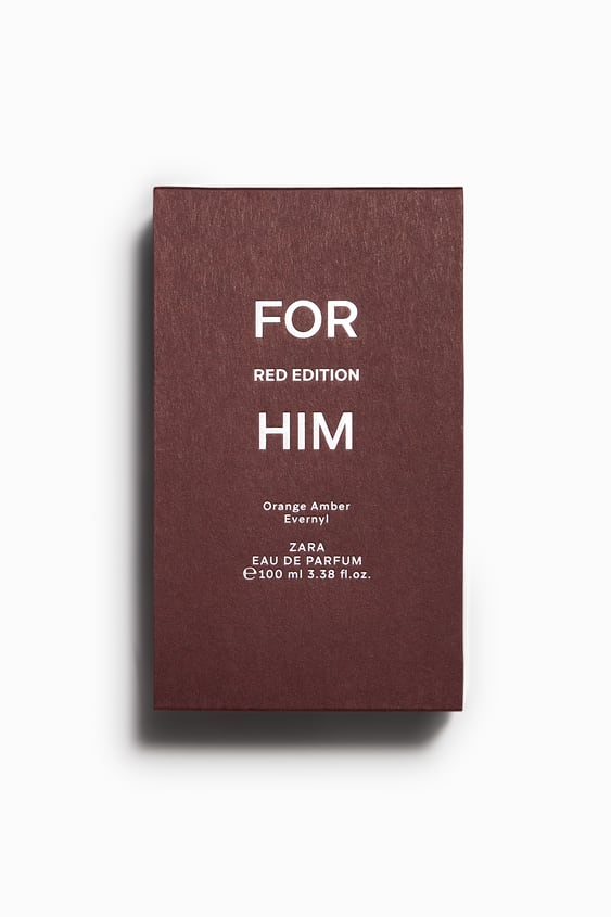 ZARA FOR HIM RED EDITION EAU DE PARFUM 100 ML (3,38 FL. OZ).